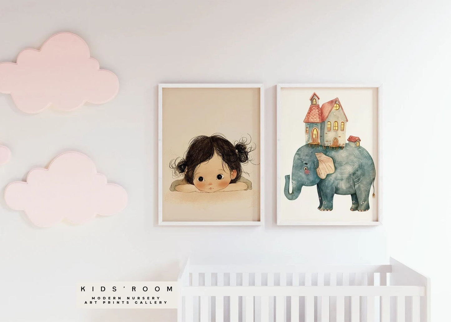 Kids room . Set of 6 pictures