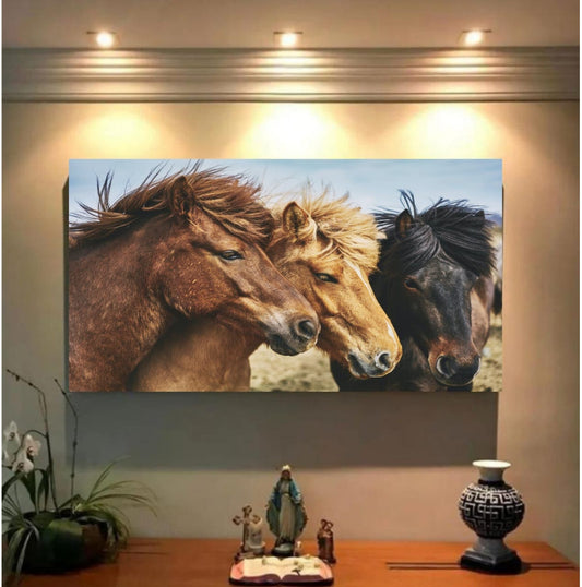 Three Horses Wall Frame
