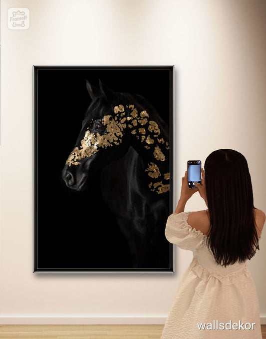 Black Horse Frame