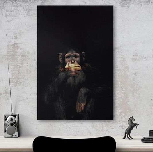 Nature Monkey Dark Background