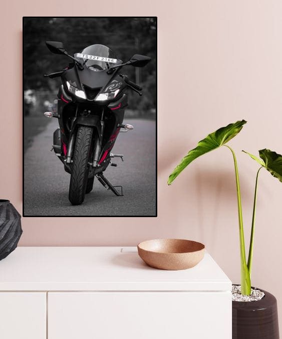 Black Motorbike Frame Walls Dekor 