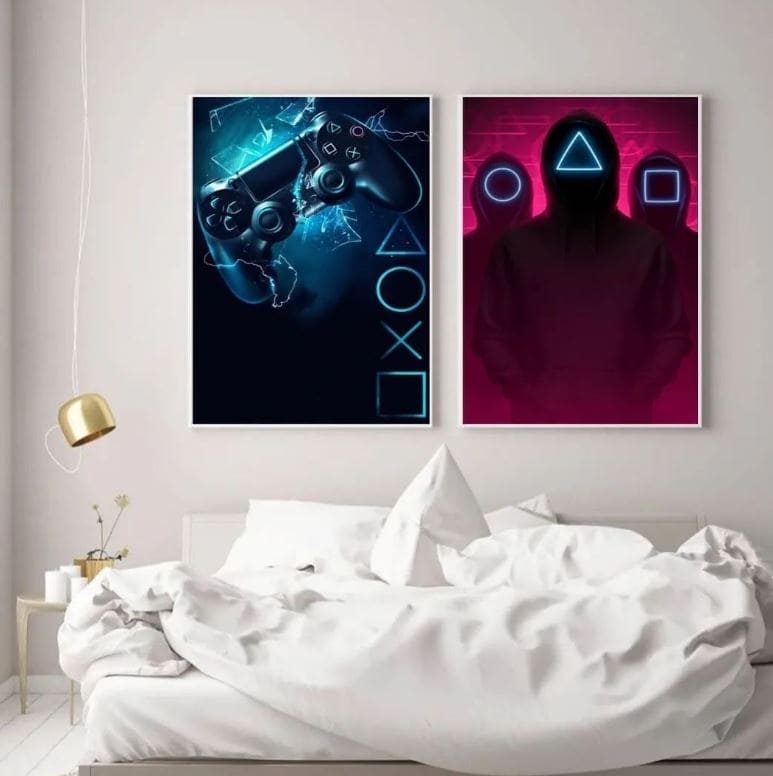 Gaming Wall Frame frames Walls Dekor 