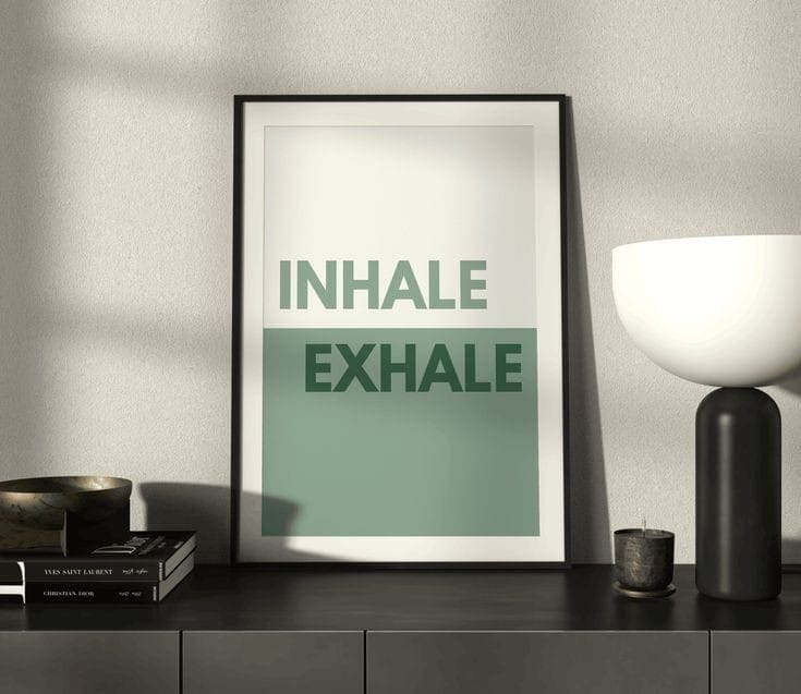 Inhale & Exhale Frame – Walls Dekor